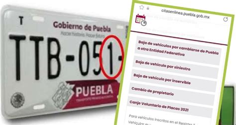 citas cambio de placas puebla|¿Dónde hago mi cita para canje de placas voluntario。